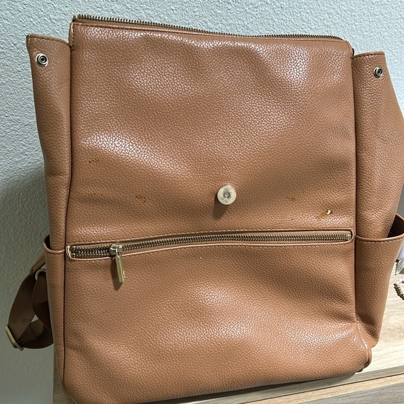 Freshly Picked - full size Tan Leather Backpack - Picture 5 of 6